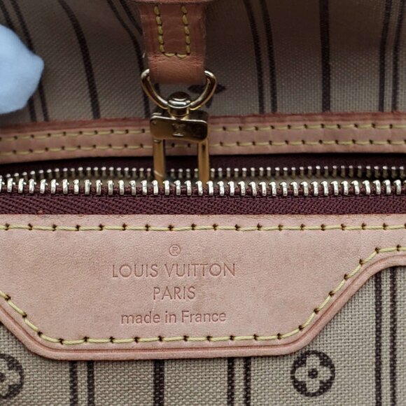 LOUIS VUITTON MONOGRAM NEVERFULL GM TOTE BAG - Picture 13 of 15